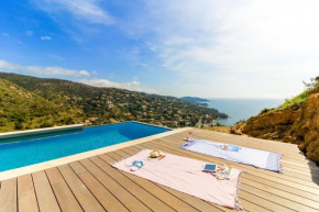SELECT'soHOME - Magnifique T2 sur les hauteurs d'Aiguebelle avec piscine privée et vue mer !- ROCCA BELLA